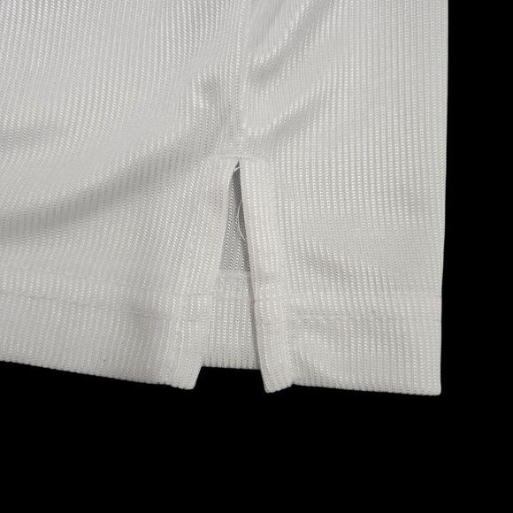 BAGAZIO MENS SOLID WHITE CASUAL 3 BUTTON SHORT SLEEVE PULLOVER POLO SHIRT BM1157 - Picture 6 of 9